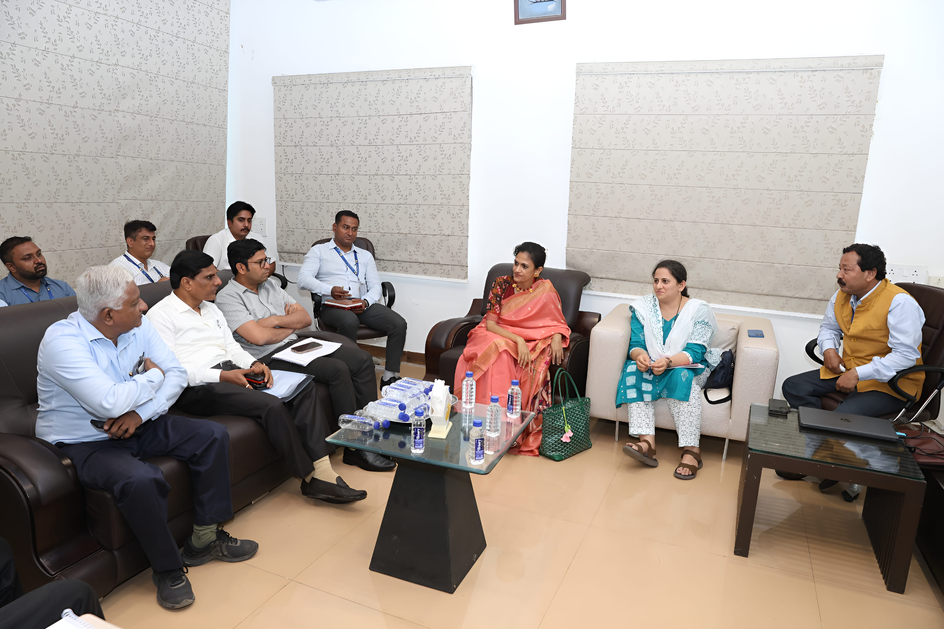 The Vice Chairman & Managing Director inspected the site of Nanded Airport and interacted with senior officials.